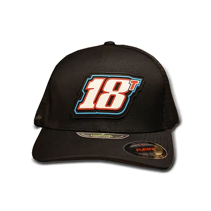 Black 18T Flex Fit Hat
